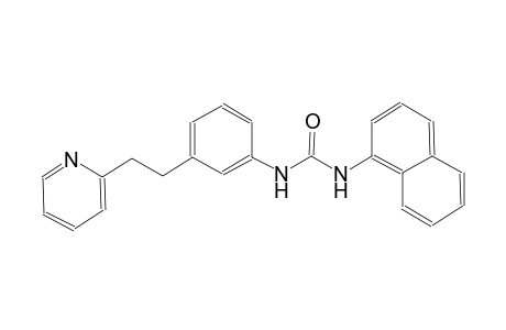 urea, N-(1-naphthalenyl)-N'-[3-[2-(2-pyridinyl)ethyl]phenyl]-