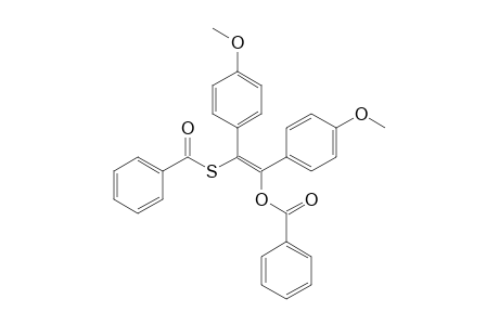 (Z)-.alpha.-Benzoyloxy-.beta.-benzoylthio-4,4'-dimethoxystilbene