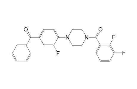 [4-[4-(2,3-difluorobenzoyl)piperazin-1-yl]-3-fluoro-phenyl]-phenyl-methanone