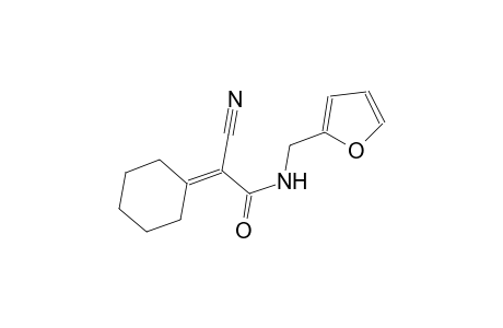 2-cyano-2-cyclohexylidene-N-(2-furylmethyl)acetamide