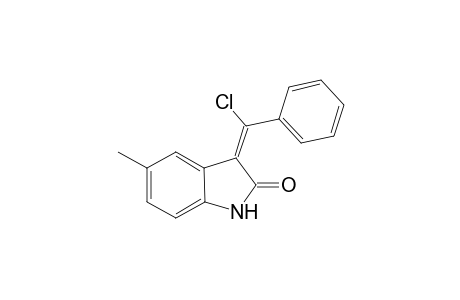 3-(1-Chloro-1-phenylmethylidene)-5-methylindolin-2-one