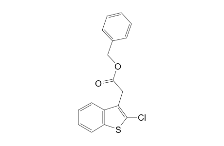 Acetic acid, 2-(2-chloro-3-benzothienyl)-, benzyl ester