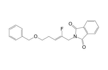 (Z/E)-N-(5-Benzyloxy-2-fluoro-2-pentenyl)-isoindole-1,3-dione