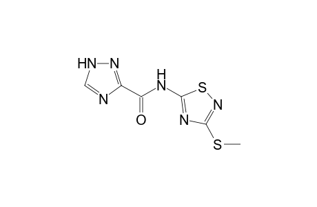 N-(3-methylsulfanyl-1,2,4-thiadiazol-5-yl)-1H-1,2,4-triazole-5-carboxamide