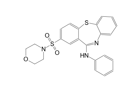 dibenzo[b,f][1,4]thiazepin-11-amine, 2-(4-morpholinylsulfonyl)-N-phenyl-