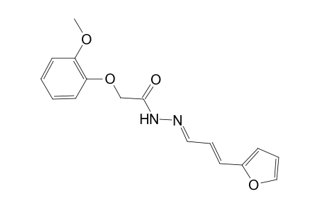 Acethydrazide, 2-(2-methoxyphenoxy)-N2-[3-(2-furyl)propenylideno]-
