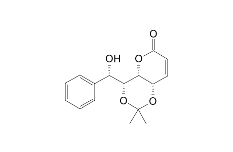 4,6-O-isopropylidene-7-C-phenyl-L-ido-hept-2-enono-.delta.-lactone