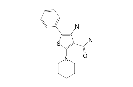4-AMINO-2-(PIPERIDIN-1-YL)-5-PHENYLTHIOPHENE-3-CARBOXAMIDE