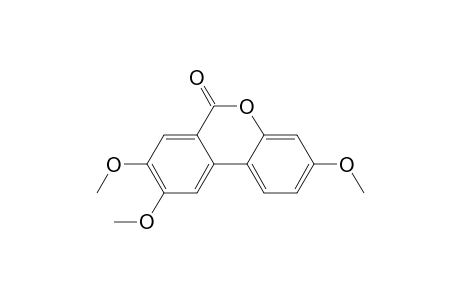 6H-Dibenzo[b,d]pyran-6-one, 3,8,9-trimethoxy-