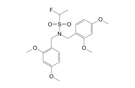 N,N-BIS-(2,4-DIMETHOXYBENZYL)-1-FLUORO-ETHANESULFONAMIDE
