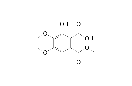 1,2-Dimethoxy-hydroxy-4-carboxy-5-methoxycarbonyl benzene