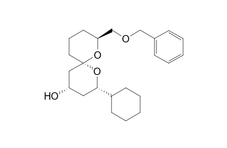 (2S,4S,6R,8S)-8-((Benzyloxy)methyl)-2-cyclohexyl-1,7-dioxaspiro[5.5]undecan-4-ol