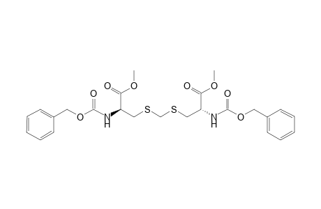 (S)-2-Benzyloxycarbonylamino-3-((S)-2-benzyloxycarbonylamino-2-methoxycarbonyl-ethylsulfanylmethylsulfanyl)-propionic acid methyl ester