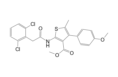 methyl 2-{[(2,6-dichlorophenyl)acetyl]amino}-4-(4-methoxyphenyl)-5-methyl-3-thiophenecarboxylate