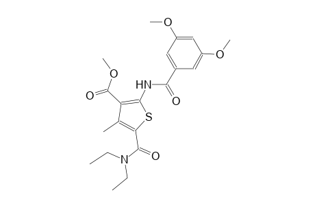 methyl 5-[(diethylamino)carbonyl]-2-[(3,5-dimethoxybenzoyl)amino]-4-methyl-3-thiophenecarboxylate