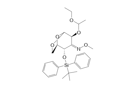 1,6-Anhydro-4-O-(tert-butyldiphenylsilyl)-2-O-(1'-ethoxyethyl)-3-deoxy-3-methoxyimine-.beta.,D-arabino-hexopyranose isomer