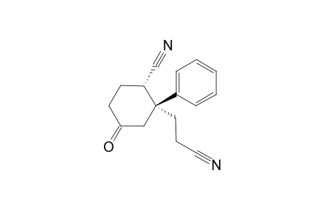 3-[(1.alpha.,2.alpha.)-2-Cyano-5-oxo-1-phenylcyclohexyl]propionitrile