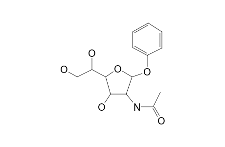 Phenyl 2-acetamino-2-deoxy-.beta.-D-galactofuranoside