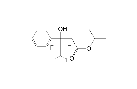 isopropyl 4,4,5,5-tetrafluoro-3-hydroxy-3-phenylpentanoate