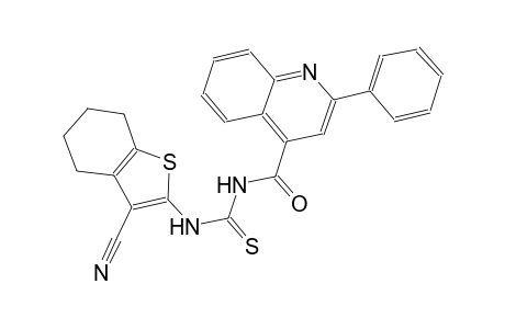 N-(3-cyano-4,5,6,7-tetrahydro-1-benzothien-2-yl)-N'-[(2-phenyl-4-quinolinyl)carbonyl]thiourea