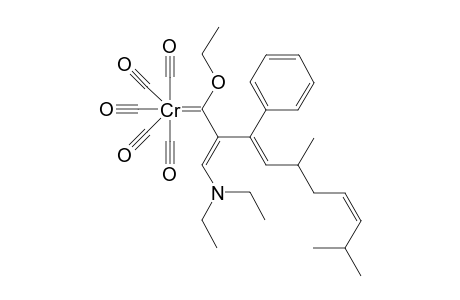 Pentacarbonyl-[{1-ethoxy-1-[1'-N,N-diethylamino-5',9'-dimethyl-3'-phenyl-1',3',8'-decatrien-2'-yl)methylene]-chromium ( 0 )