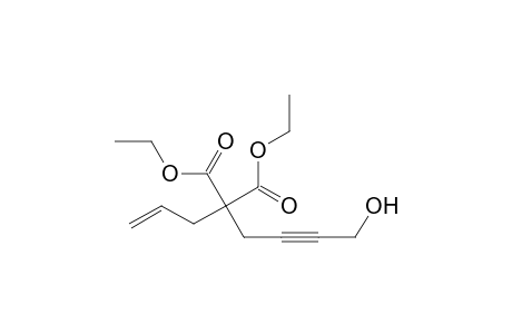 5,5-Bis(ethoxycarbonyl)oct-7-en-2-yn-1-ol