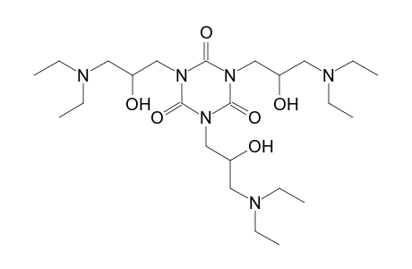 1,3,5-tris[3-(diethylamino)-2-hydroxy-propyl]isocyanuric acid