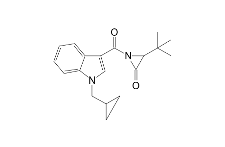 3-tert-Butyl-1-[(1-[Cyclopropylmethyl]-1H-indol-3-yl)carbonyl]aziridin-2-one