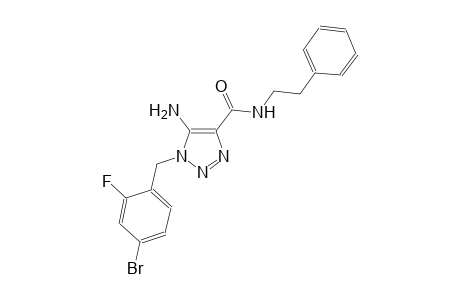 1H-1,2,3-triazole-4-carboxamide, 5-amino-1-[(4-bromo-2-fluorophenyl)methyl]-N-(2-phenylethyl)-