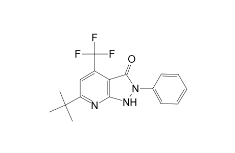 6-tert-Butyl-2-phenyl-4-(trifluoromethyl)-1,2-dihydro-3H-pyrazolo[3,4-b]pyridin-3-one