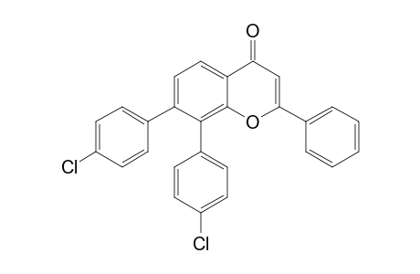 7,8-Bis(4-chlorophenyl)-2-phenyl-4H-chromen-4-one