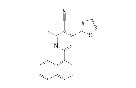 3-Cyano-2-methyl-6-(1-naphthyl)-4-(2-thienyl)pyridine