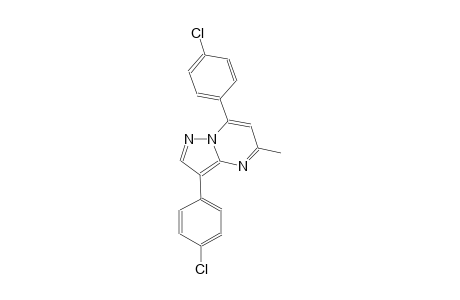 pyrazolo[1,5-a]pyrimidine, 3,7-bis(4-chlorophenyl)-5-methyl-