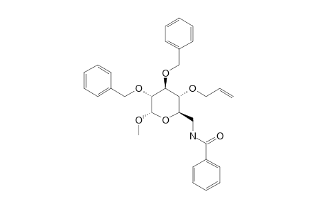 N-[[(2R,3R,4S,5R,6S)-3-allyloxy-4,5-bis(benzyloxy)-6-methoxy-tetrahydropyran-2-yl]methyl]benzamide