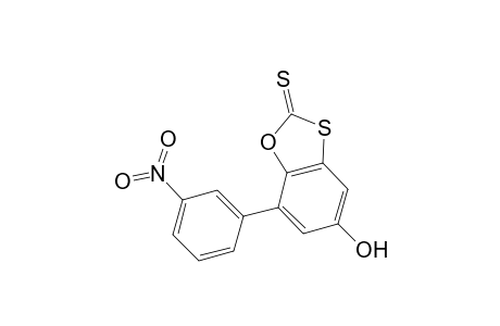 Benz[d]oxatiolane-2-thione, 5-hydroxy-7-(3-nitrophenyl)-