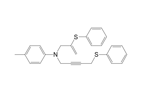 Benzenamine, 4-methyl-N-[4-(phenylthio)-2-butynyl]-N-[2-(phenylthio)-2-propenyl]-