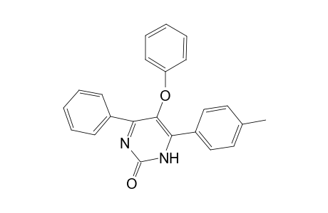 2(1H)-Pyrimidinone, 4-(4-methylphenyl)-5-phenoxy-6-phenyl-