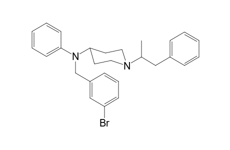 N-(3-Bromobenzyl)-N-phenyl-1-(1-phenylpropan-2-yl)piperidin-4-amine