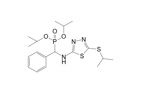 Diisopropyl{[5-(isopropylthio)-1,3,4-thiadiazol-2-yl]amino}(phenyl)methylphosphonate
