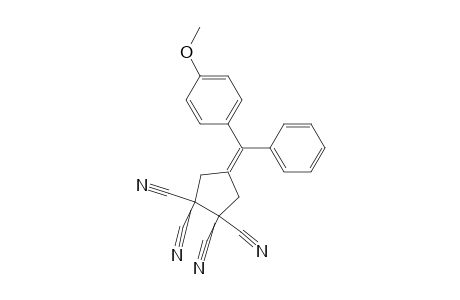 1,1,2,2-Cyclopentanetetracarbonitrile, 4-[(4-methoxyphenyl)phenylmethylene]-