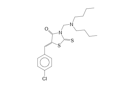 (5Z)-5-(4-Chlorobenzylidene)-3-[(dibutylamino)methyl]-2-thioxo-1,3-thiazolidin-4-one