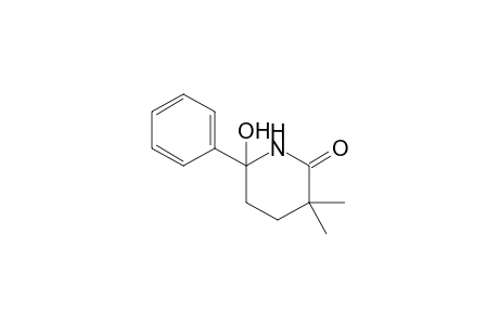 6-Hydroxy-3,3-dimethyl-6-phenylpiperidin-2-one