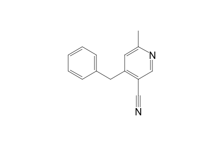 3-Pyridinecarbonitrile, 6-methyl-4-(phenylmethyl)-
