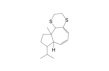 (rac)-8-isopropyl-10a-methyl-2,3,7a,8,9,10,10a,10b-octahydroazuleno[4,5-b][1,4]dithiine