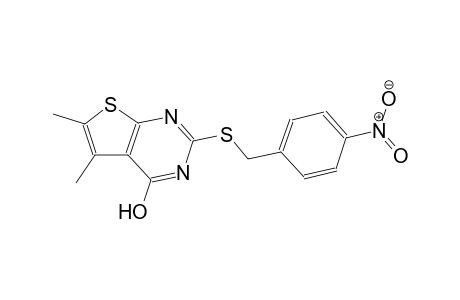 thieno[2,3-d]pyrimidin-4-ol, 5,6-dimethyl-2-[[(4-nitrophenyl)methyl]thio]-