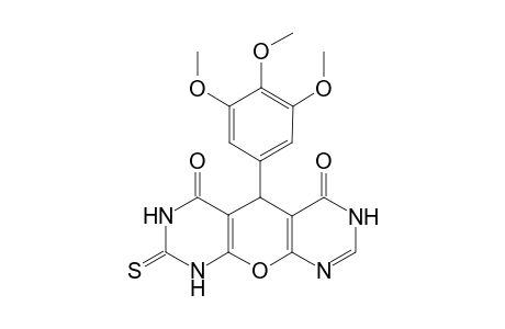 4,6-Dioxo-2-thioxo-5-(3,4,5-trimethoxyphenyl)-2,3,4,5,6,7-sexahydro-1H-pyrimido[2',3':4,5]pyrano[2,3-d]pyrimidine