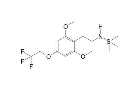 2,6-Dimethoxy-4-(2,2,2-trifluoroethyloxy)phenethylamine TMS