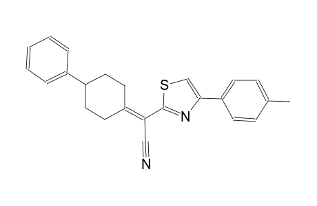 (4-Phenyl-cyclohexylidene)-(4-p-tolyl-thiazol-2-yl)-acetonitrile