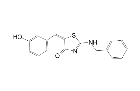 (5E)-2-(benzylamino)-5-(3-hydroxybenzylidene)-1,3-thiazol-4(5H)-one