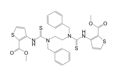 2-thiophenecarboxylic acid, 3-[[[[2-[[[[2-(methoxycarbonyl)-3-thienyl]amino]carbonothioyl](phenylmethyl)amino]ethyl](phenylmethyl)amino]carbon